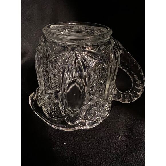 Early American Pressed Glass Creamer Pitcher - Picture 8 of 9